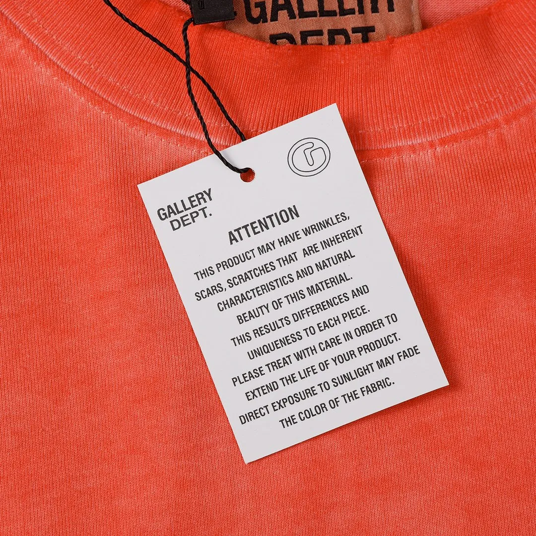 GALLERY.DEPT Summer new short-sleeved style No.: D3128#P110 Color: Orange Size: S M L XL